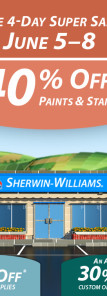 Sherwin Williams Super Sale Spring 2015